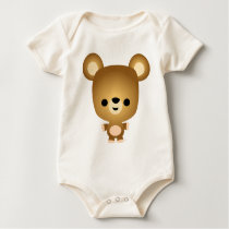 Cute Cartoon Bear Cub Baby  t-shirts