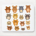Cute Cartoon Bears mousepad