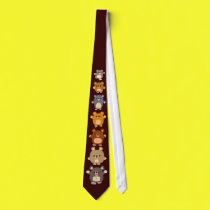 Cute Cartoon Bears Tie by Lioness_Graphics Cute Cartoon Bears Tie