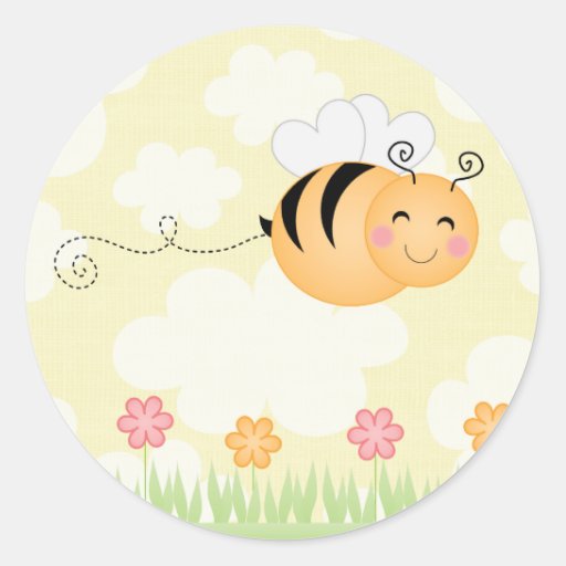 2 000 Cartoon Bee Stickers And Cartoon Bee Sticker Designs Zazzle