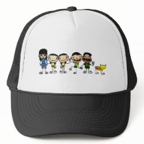cute cartoon boy hats by porjaicreative cute cartoon boy hats