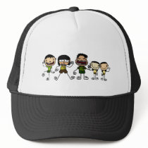cute cartoon boy hats by porjaicreative cute cartoon boy hats