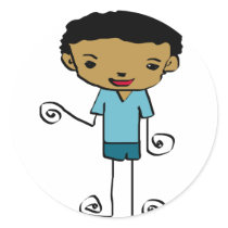 cute cartoon boy stickers by porjaicreative cute cartoon boy stickers