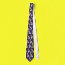 Cute Cartoon Bremen Town Musicians Tie by Lioness_Graphics Cute Cartoon Bremen Town Musicians Tie