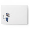 Cute Cartoon Bride and Groom Wedding Envelope envelope