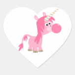 Cute Cartoon Bubble Gum Unicorn Sticker stickers