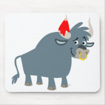 Cute Cartoon Bull mousepad by Lioness_Graphics Cute Cartoon Bull mousepad