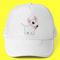 Nettes Karikatur-Bullterrier-T-Shirt kappen
