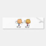 cute  cartoon bumper sticker