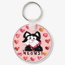 Cute Cartoon Cat Accessories Keychains by zooogle Cute Cartoon Cat Accessories Keychains