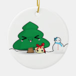 Cute cartoon characters Christmas Ornament