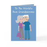 Cute Cartoon Characters Grandparents Day Card