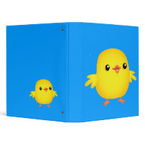 Cute Cartoon Chick :) Avery Binder