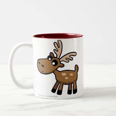 Cartoon Cute Moose