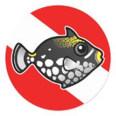 Clown Triggerfish Dive Flag 