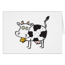 cute cartoon cow cards by doonidesignsanimals cute cartoon cow cards