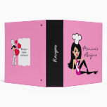Cute Cartoon Culinary Chef Binder