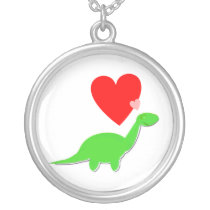 cartoon heart necklace