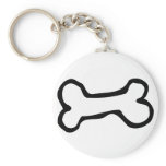 Cute Cartoon Dog Bone Keychain