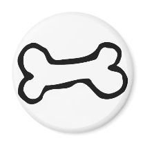 Cute Cartoon Dog Bone Magnets