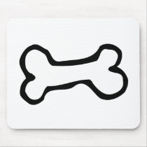 Cute Cartoon Dog Bone Mouse Pads