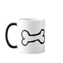 Cute Cartoon Dog Bone Coffee Mugs