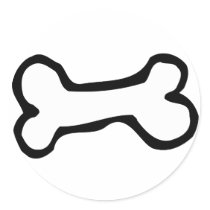 Cute Cartoon Dog Bone stickers by LittleMilkyShop Cute Cartoon Dog Bone stickers