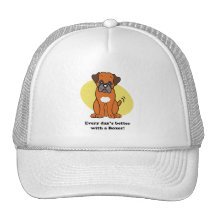 Cute Cartoon Dog Boxer Hat