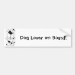 Cute Cartoon Dog Bumper Sticker