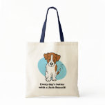 Cute Cartoon Dog Jack Russell Bag