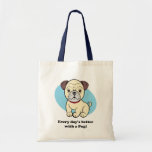 Cute Cartoon Dog Pug Bag