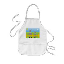 Cute Cartoon Donkeys Charity Apron