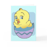Cute Cartoon Easter Chick cards