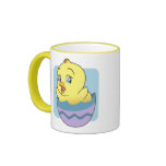 Cute Cartoon Easter Chick mugs