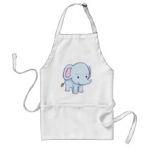 Cute Cartoon Elephant Shirts aprons