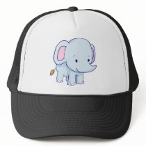 Cute Cartoon Elephant Shirts hats