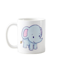 Cute Cartoon Elephant Shirts mugs by graphicdesigner Cute Cartoon Elephant Shirts mugs