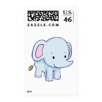 Cute Cartoon Elephant Shirts postage by graphicdesigner Cute Cartoon Elephant Shirts postage