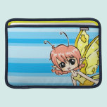Cute cartoon fairy with yellow wings ipad sleeves