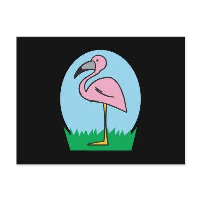 cute cartoon flamingo postcards by doonidesignsanimals