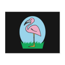 cute cartoon flamingo postcards by doonidesignsanimals cute cartoon flamingo postcards