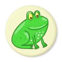 Cute Cartoon Frog Magnet