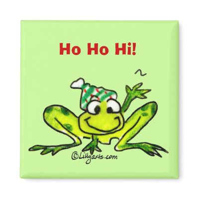 Cute Cartoon Frog Magnet by zooogle