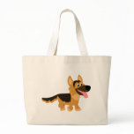 Sac d'emballage mignon de chien de berger allemand sacs