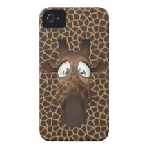Cute Cartoon Giraffe iPhone 4 Case