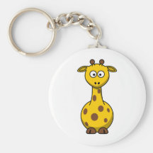 Cute Cartoon Giraffe Key Chains