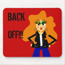 Cute Cartoon Girl Mousepad