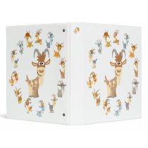 Cute Cartoon Goat Mandala Binder