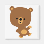 Cute Cartoon 'Good Vibe' Bear Magnet magnets