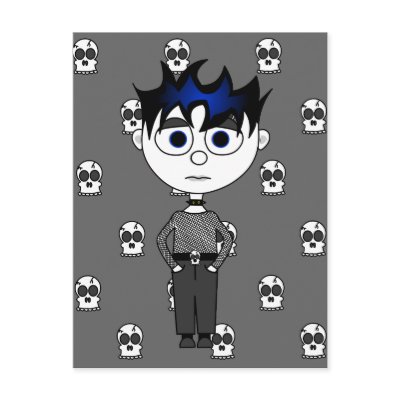 gothic boy cartoon
